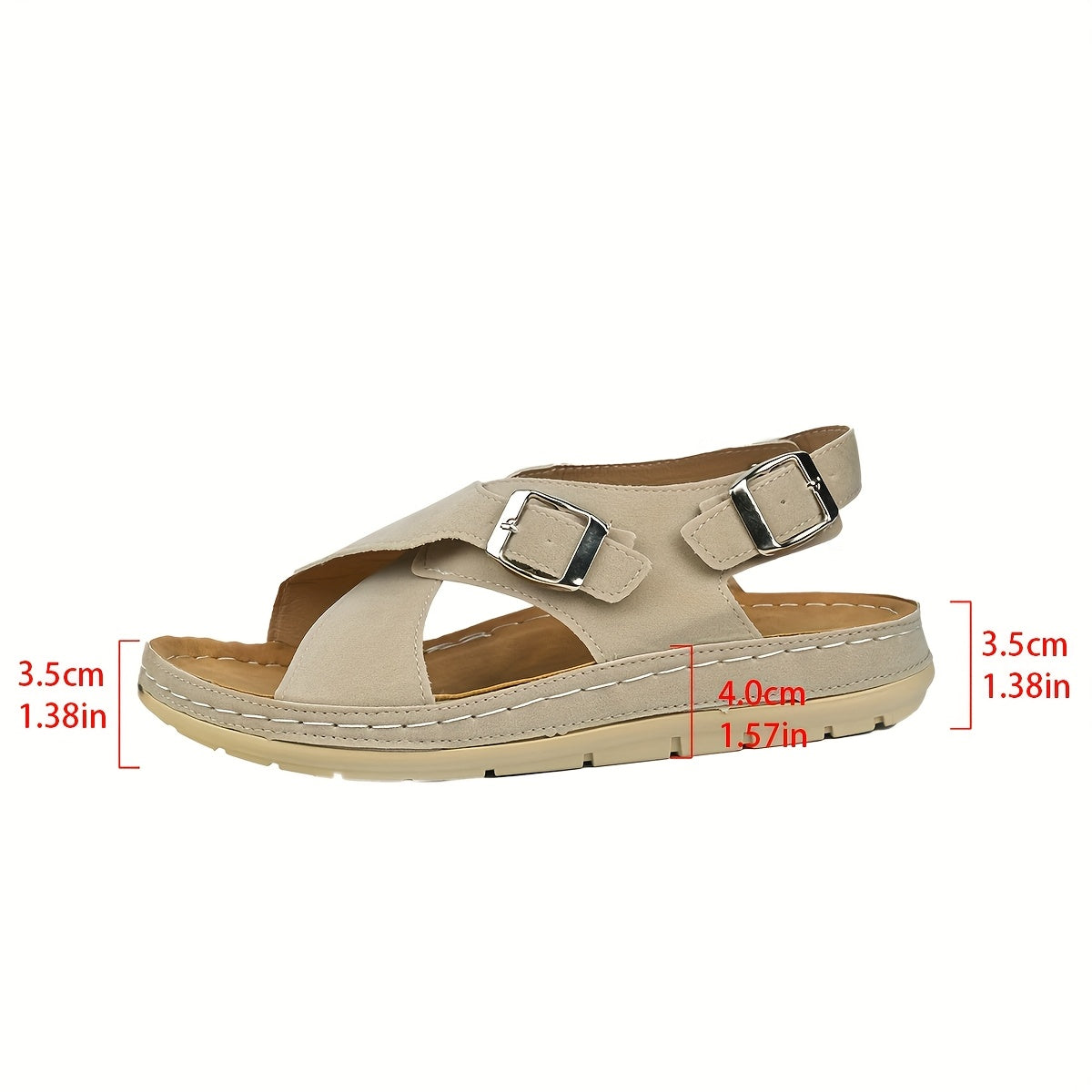 Liora Criss-Cross Comfort Sandals