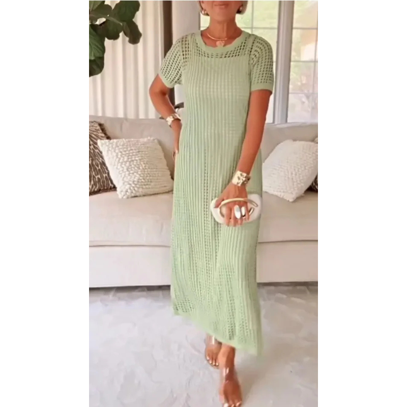 Bethany Cut-Out Long Maxi Dress + Free Inner Dress