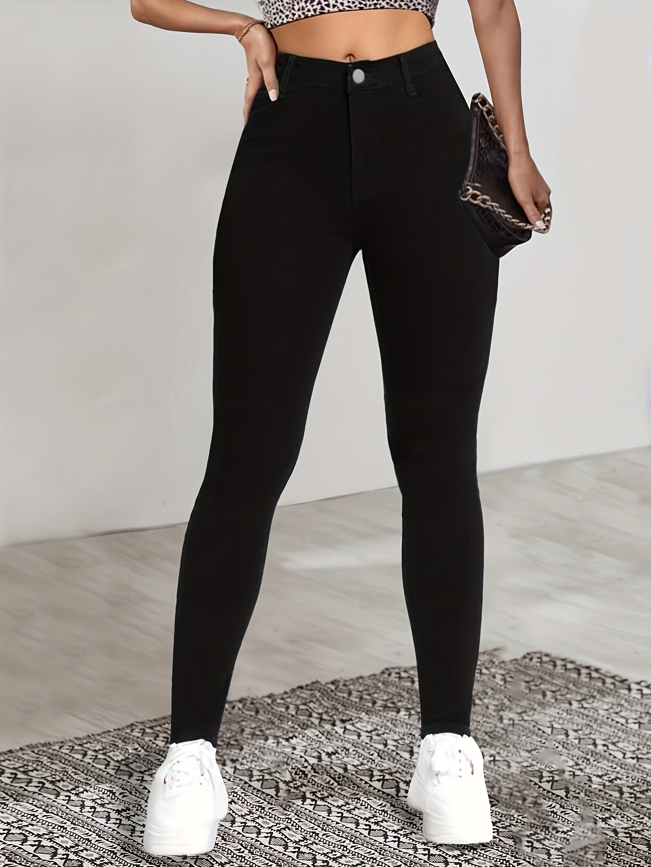 LISETTE - Sleek High-Waist Skinny Jeans