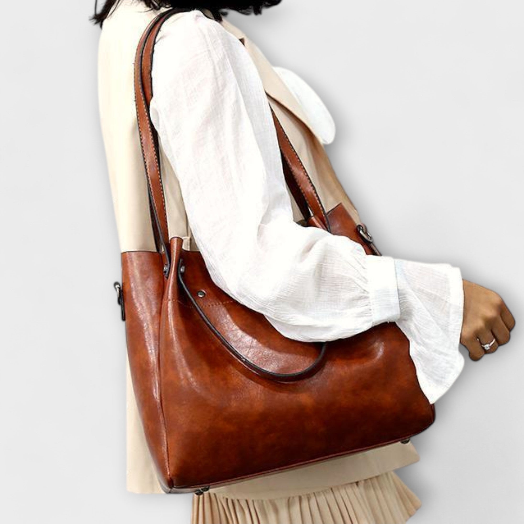 4-Piece Vintage Bag Set