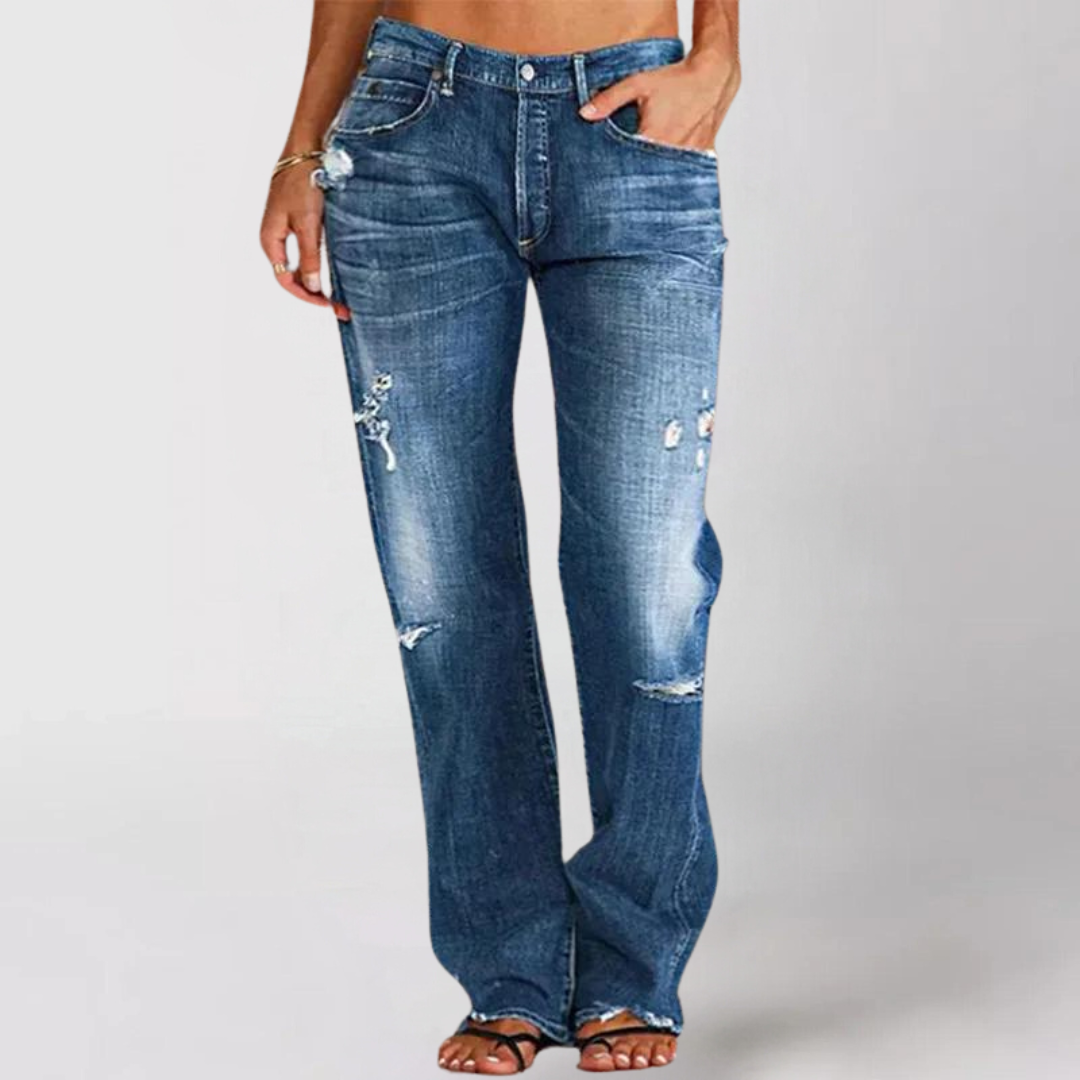 Viktoria Wide-Cut Denim Jeans