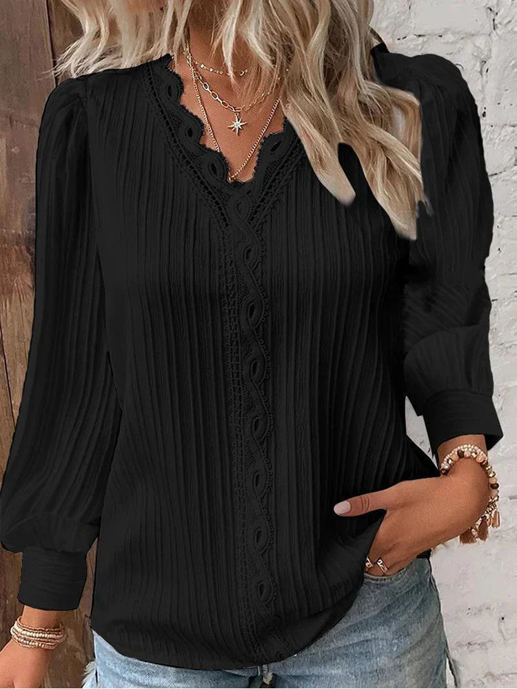 RENATA - Classic Pleated Top