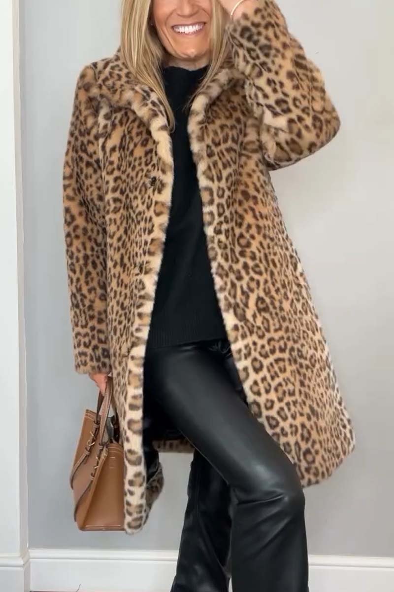 ROSA |  Leopard Winter Coat
