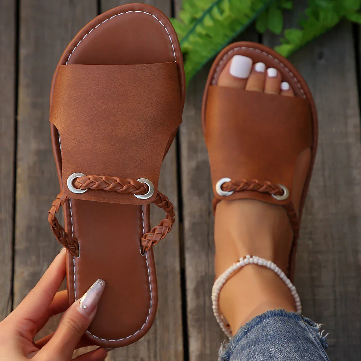 Nova Braided Loop Sandals