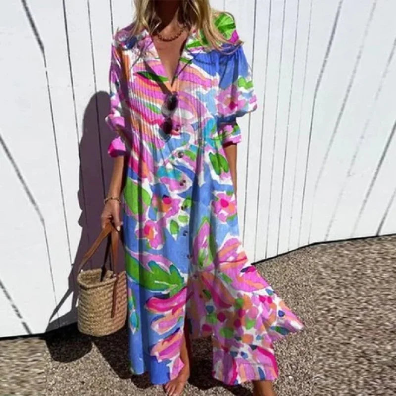 MELISSA - Chic Boho Maxi Dress
